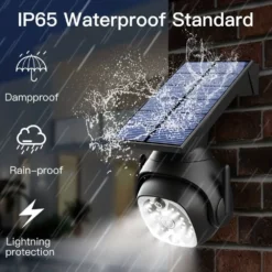 Solar PIR Light 3w Super Bright LED -Solar Lights Store solar security light 3w led 2