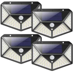 Solar Security Light Fusion 100 SMD LEDS - 4 Pack