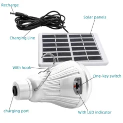 Solar Shed Light Detachable LED Light -Solar Lights Store solar shed light detachable 12 led 2