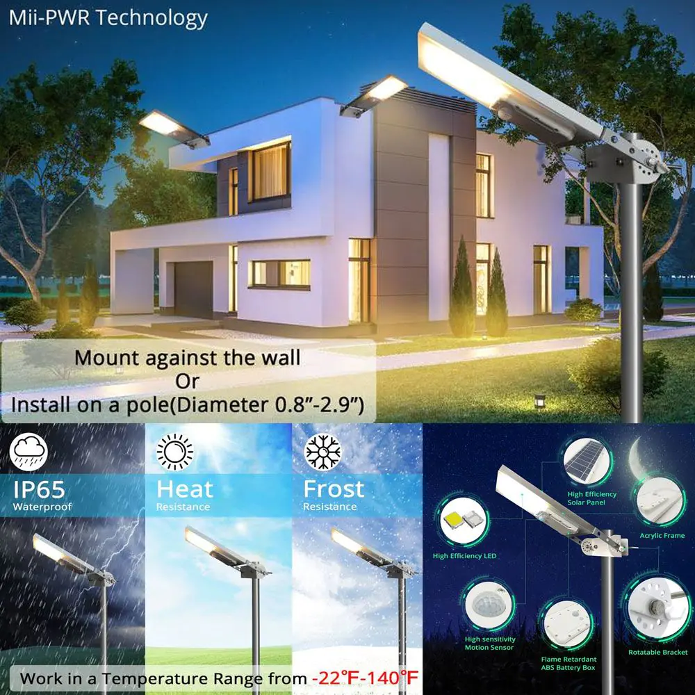 Solar Street Light 3 Level Power Settings 5 Solar Street Light 3 Level Power Settings - Image 3