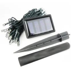 Solar String Lights 50 White (2 Sets) -Solar Lights Store solar string lights 50 white 3