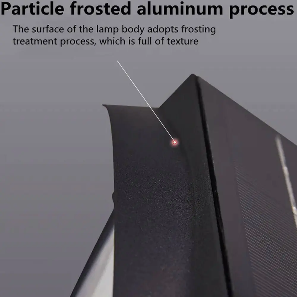 Outdoor Solar Wall Light, White + Warm Led 10 Outdoor Solar Wall Light, White + Warm Led - Image 8