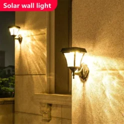 Classic Solar Wall Light 14 Classic Solar Wall Light -Solar Lights Store solar wall light 6 leds warm white