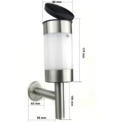 Solar Wall Light PowerBee ® Saturn - 2 Pack -Solar Lights Store solar wall light 9 1