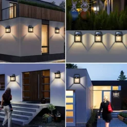 Solar Wall Light Welcome Light - 2 Pack -Solar Lights Store solar wall light welcome light 5