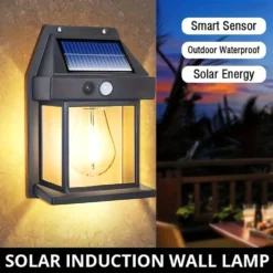 Solar Wall Light Welcome Light - 2 Pack -Solar Lights Store solar wall light welcome light 7