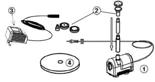 Solar Fountain Sunspray SE 360-L ® With Night Time Mood Light 4 Solar Fountain Sunspray SE 360-L ® With Night Time Mood Light - Image 2