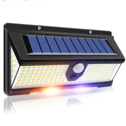 Solar Powered Stair Wall Fence Lights - 2pk