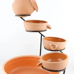 Terracotta Cascade Solar Water Feature -Solar Lights Store terracotta cascade solar water feature 3