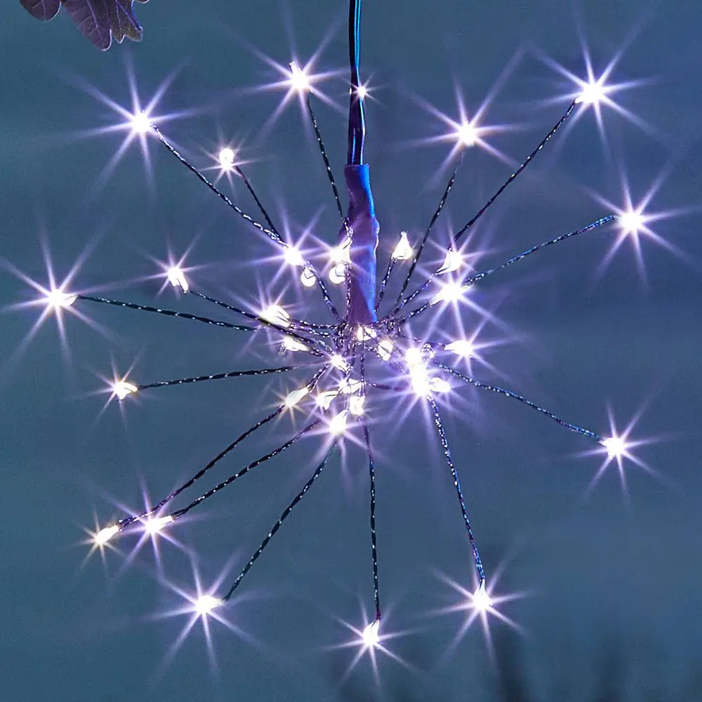 Triple StarBurst Solar String Lights - 2 PK 6 Triple StarBurst Solar String Lights - 2 PK - Image 4