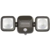 Battery Security Light Twin Head 2 Battery Security Light Twin Head -Solar Lights Store twin battery security light