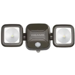 Battery Security Light Twin Head