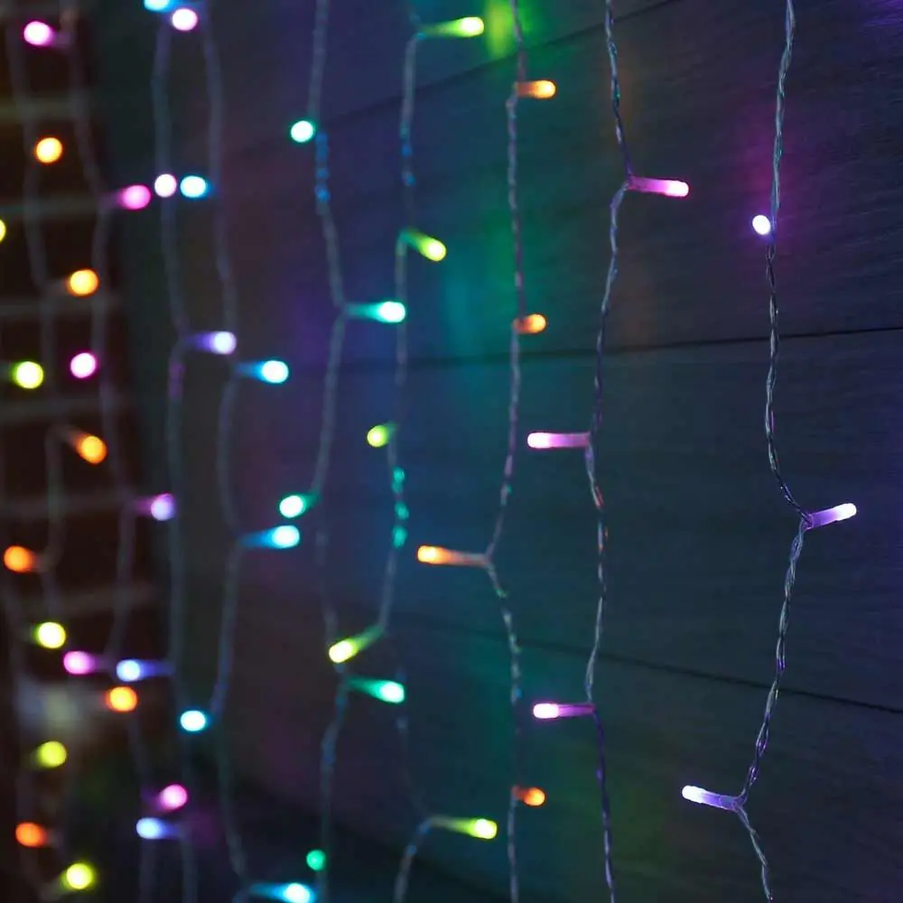 Twinkly Christmas Curtain Lights 1m X 2.1m 4 Twinkly Christmas Curtain Lights 1m X 2.1m - Image 2