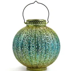Solar Blue And Gold Moroccan Lantern 12 Solar Blue And Gold Moroccan Lantern -Solar Lights Store untitled 4 4