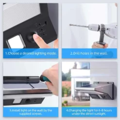 Wall Mounted Solar Lights In Stainless Steel -Solar Lights Store wall mounted solar lights 7 1