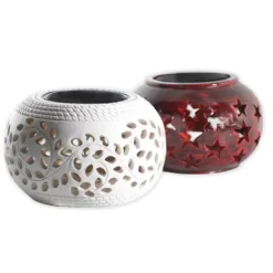 PowerBee Colour Changing LED Garden Solar Table Light In White -Solar Lights Store white table light 4